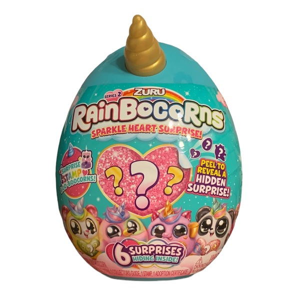 Zuru | Toys | Zuru Rainbocorns Sparkle Heart Surprise Series 2 Gold ...